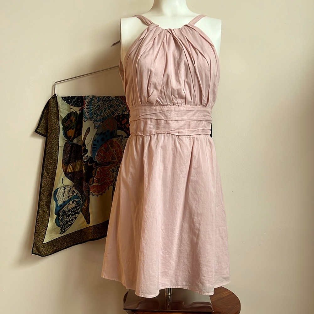 Express pink dress with zippered back size 4